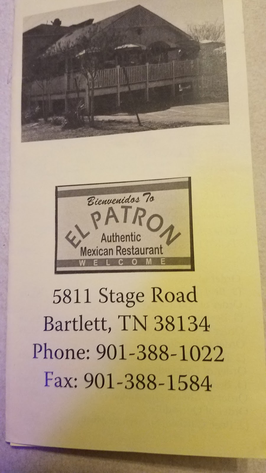 El Patron Authentic Mexican Restaurant photo 3